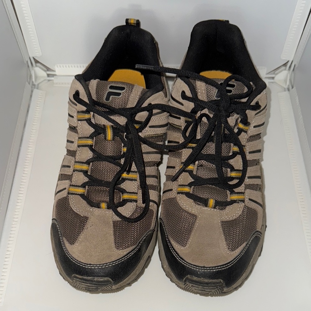 Men's FILA Brown Hiking Shoes - Picture 3 of 7